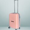 Hard Sided Polypropylene Trolley Bag 55CM | Pink