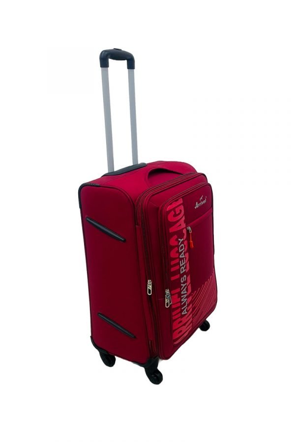 Red Trolley Bag | 65 CM Travel Luggage - Image 3