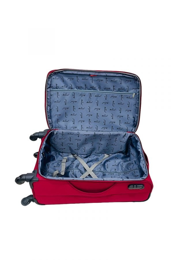 Red Trolley Bag | 65 CM Travel Luggage - Image 4