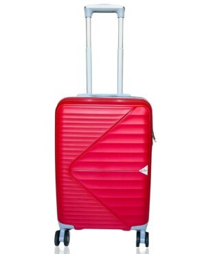 Mehroon Hard Trolley Bag | Lightweight Travel Luggage 56CM (Maroon)