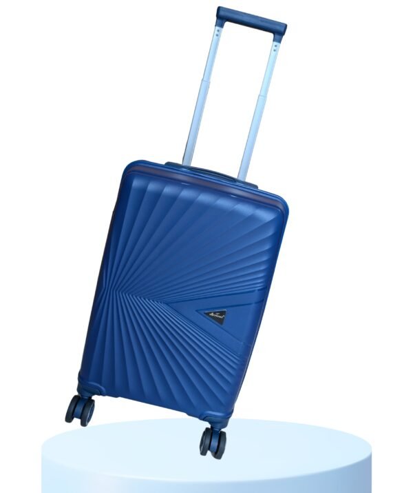 Hard Trolley Bag With Matching Colour Accessories and TSA Lock  56CM (Blue)