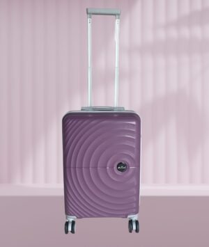 Hard Sided Trolley Bag & Luggage  55CM (Purple)