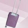 Hard Sided Trolley Bag & Luggage  55CM (Purple)