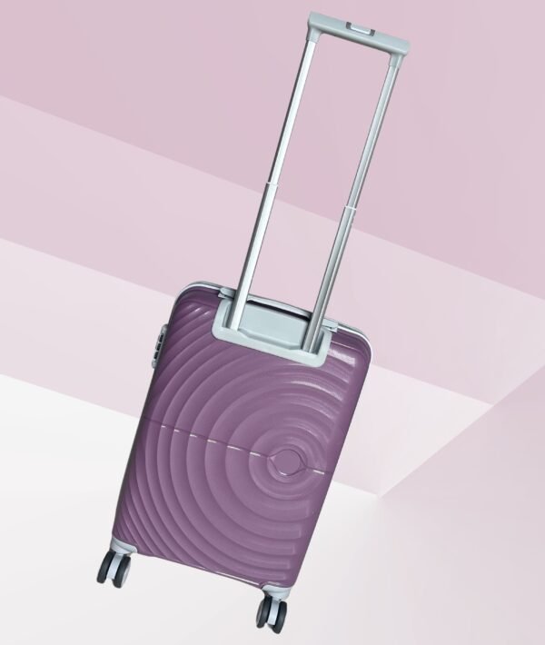 Hard Sided Trolley Bag & Luggage  55CM (Purple)