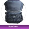 Hard Sided Trolley Bag & Luggage  55CM (Purple)