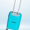 Small Cabin & Check-in Set (55 cm) 8 Wheels - Hard Sided Trolley Bag (Teal)