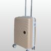 Hard Sided Trolley Bag & Suitcase 55CM (Coffee)