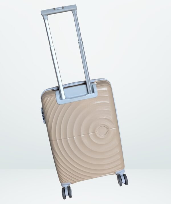 Hard Sided Trolley Bag & Suitcase 55CM (Coffee)