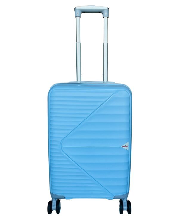 Main-Image-sky Grey Hard Sided Trolley Bag | Travel Luggage (Sky Grey | 55CM)