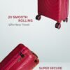 Trolley Bag 55 CM Trolley Suitcase (Mehroon)