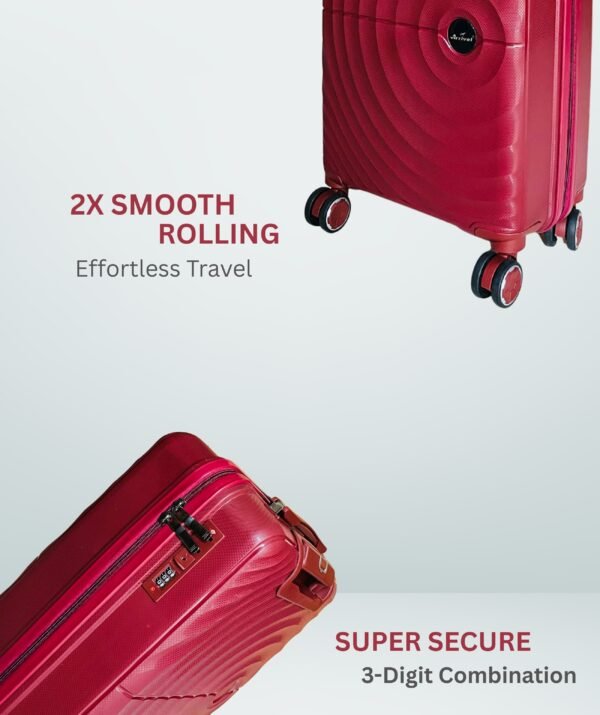 Trolley Bag 55 CM Trolley Suitcase (Mehroon)