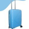 Skygrey-2 Hard Sided Trolley Bag | Travel Luggage (Sky Grey | 55CM)