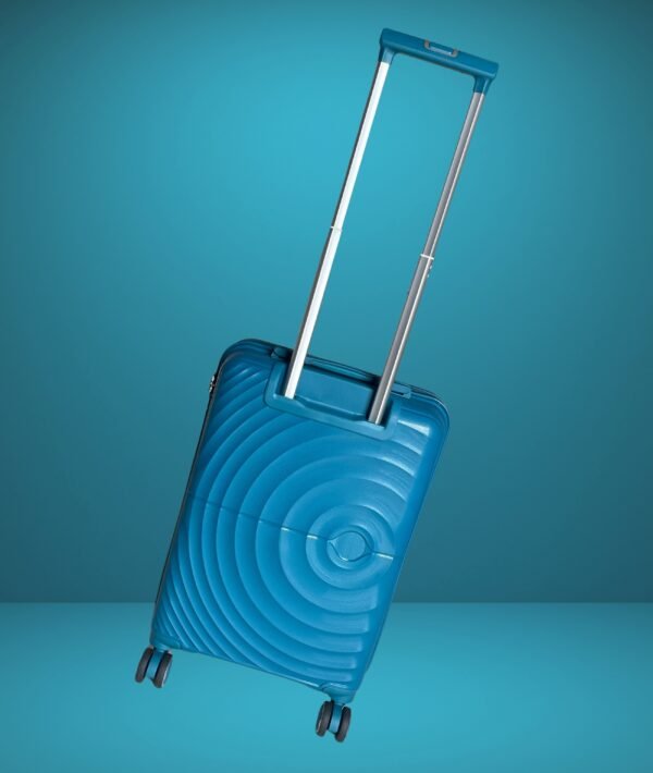 Hard Sided Travel Trolley Bag With Matching Color (C Green)