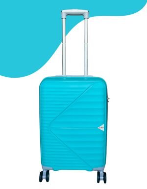TealBlue-Main Hard Trolley Bag Lightweight Travel Luggage | Multi-Directional 8W Spinner Wheels