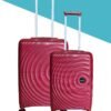 Hard Luggage Combo 20/24 Inch Trolley Bag (Mehroon)