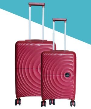 Hard Luggage Combo 20/24 Inch Trolley Bag (Mehroon)