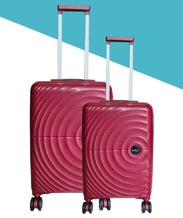 Hard Luggage Combo 20/24 Inch Trolley Bag (Mehroon)